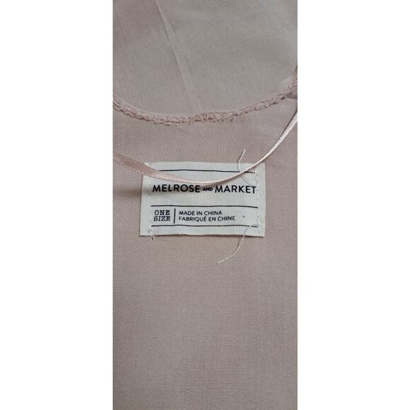 Melrose And Market Womens Cover-up/Kimono/Duster One Size Pink Lace Detail - Picture 7 of 7